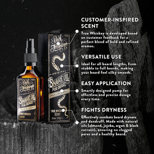 Beard Oil Snake Oil True Whiskey