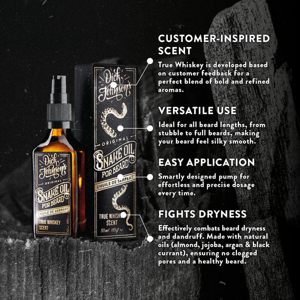 Beard Oil Snake Oil True Whiskey