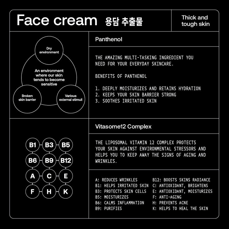 Face Cream 용담 추출물 50ml